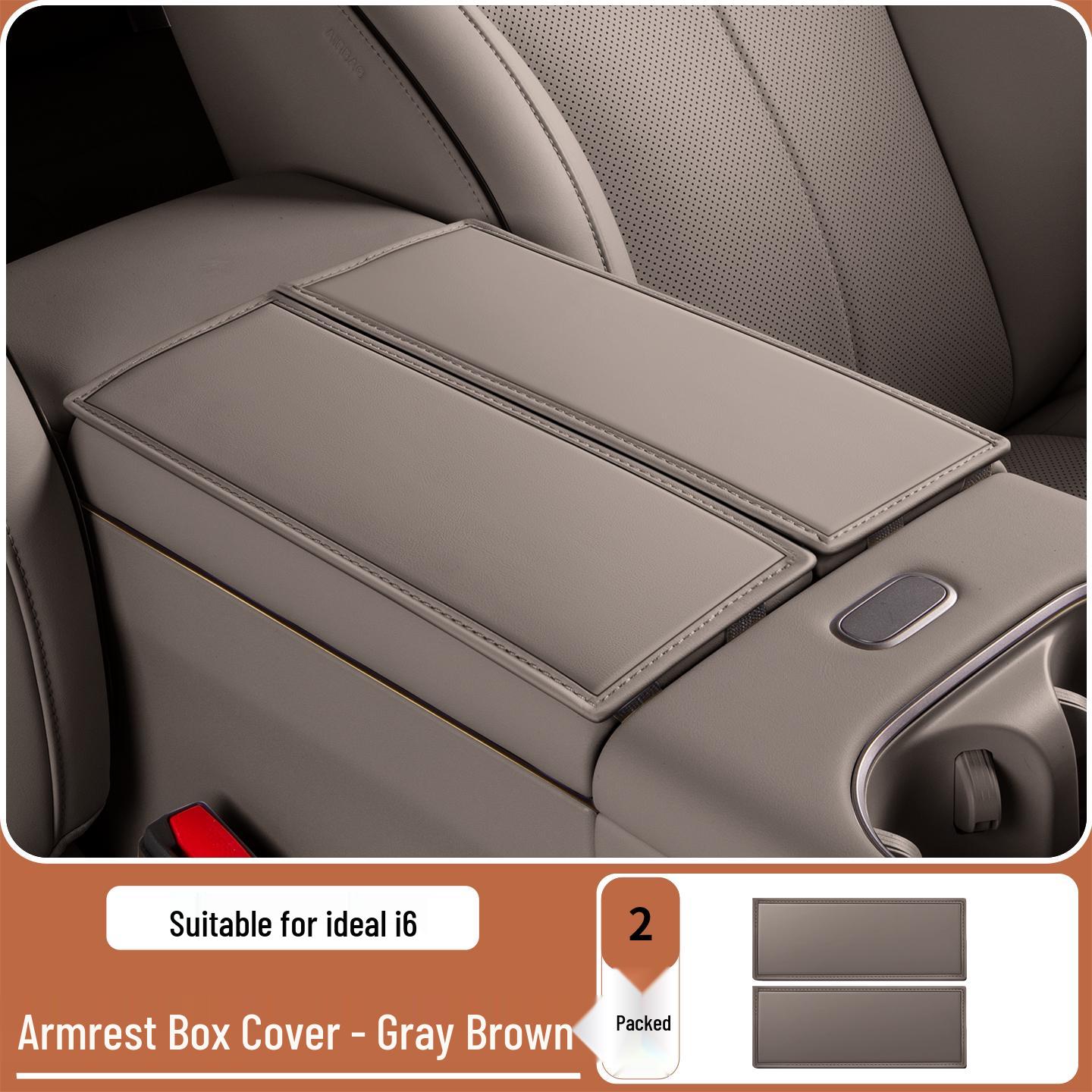 Ideal i6 Armrest Box Leather Cover & Heightening Pad