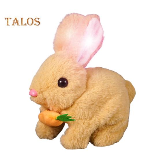 

Інтерактивний плюшевий зайчик зі звуком. Реалістична м яка іграшка-зайчик, яка ворушить вухами, стрибає, смикається носиком, лялька-кролик для дітей O Rabbit