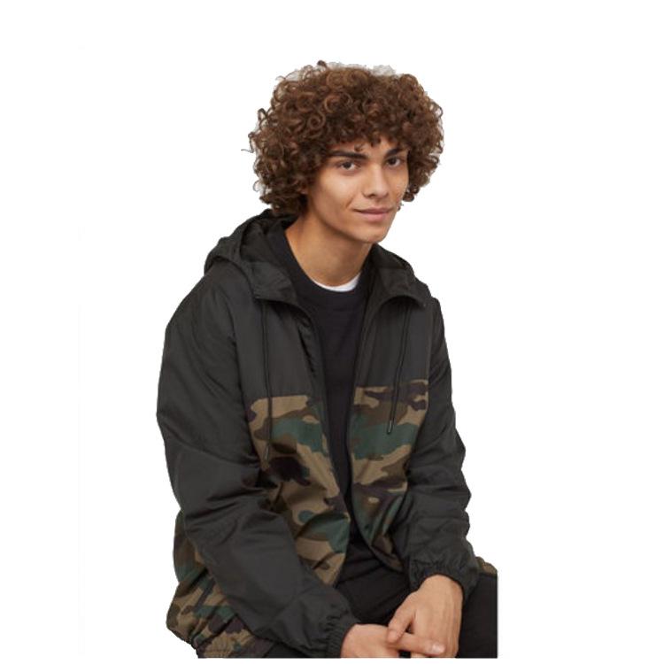 Men's Autumn Camouflage Sports Jacket - Breathable, Colorful Mesh Design