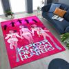 27 Style New KPOP Demon Hunters Rumi Mira Zoey Cartoon Rug for Bedroom Living Room Sofa Home Doormat Decor, Non-slip Floor Mat