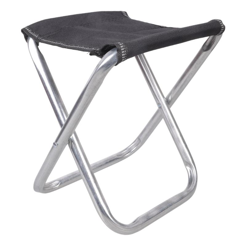 Portable Folding Stool, Mini Size Camping Stool Aluminum Alloy Stool for Travel
