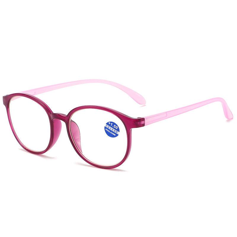 Ready to Ship Cheap Plastic Round Frame Anti Blue Light Reading Glasses 2026