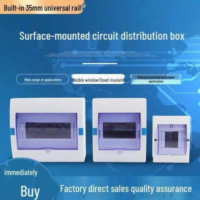 Su Geçirmez Yüzeyli ve Gizli Montajlı Ev Dağıtım Kutusu, 3-13 Devreli, Ev Dekorasyonu İçin.