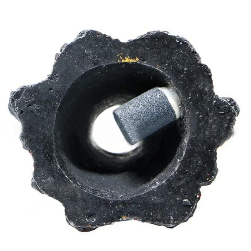 1 Stück Aquarium Vulkanform Luftblasenstein Sauerstoffpumpe Dekorationsringstein Beckenplatte Luftpumpe Fischbehälter Dekoration
