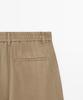Masimodutti 100% Linen Wide Leg Stretch Pants