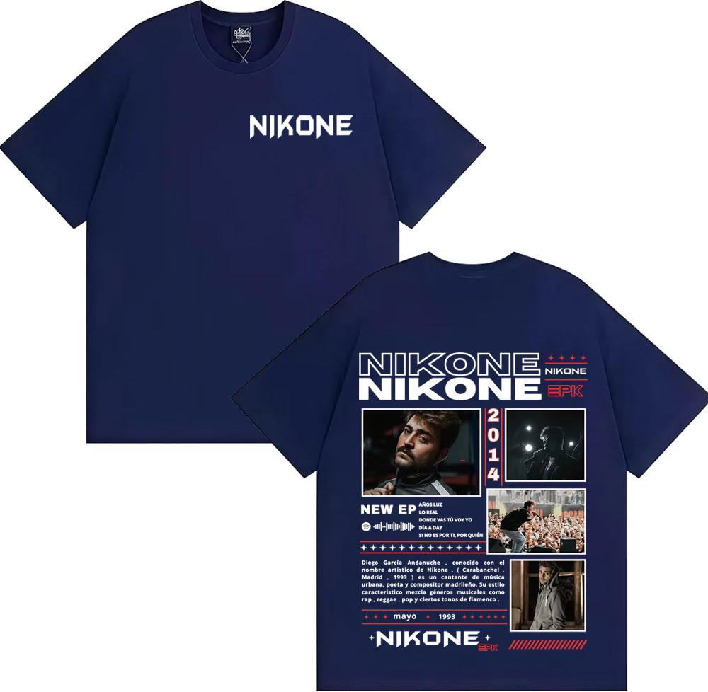 Rapper Nikone Epk Album Tour Graphic T Shirts Unisex Women Fashion Vintage Summer Tshirt Short Sleeve Tops Oversized Loose T Shirt