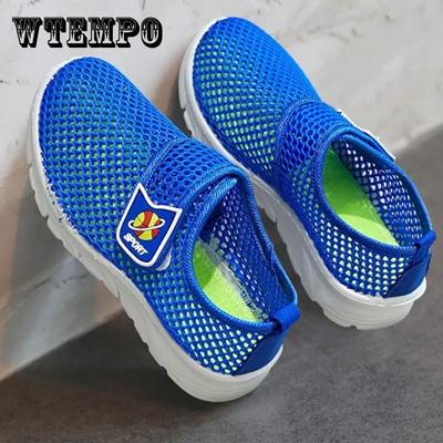 Children's Spring Summer Soft Sole Sports Shoes Boys and Girls Anti-slip Casual Breathable Mesh Flat Shoes