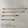 EManco HOT Stainless Steel Extender Chain Lobster Clasps Tags Connector DIY Jewelry Making Findings Bracelet Necklace Anklet