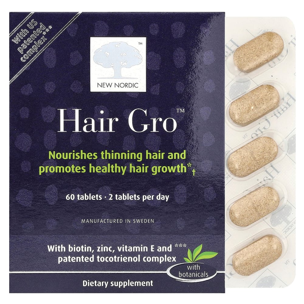 New Nordic US Hair Gro Capsules, 60 Count 1 ea - 60 ea