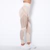 Leggings da allenamento a vita alta, con pannelli in rete, effetto push-up sui glutei, elasticizzati, modellanti per il corpo – pantaloni da yoga senza cuciture