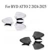 Car Door Handle Cover For BYD YUAN PRO ATTO 2 2024-2025 Door Panel Handle Leather Protective Cover Interior Protective Equipment