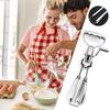 Semi-automatic Egg Whisk Manual Kitchen Mixer Baking Tool Hand Crank Egg Beaters  Bakery