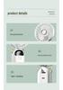 Foldable USB Rechargeable Silent Neck Fan - Handheld & Desktop