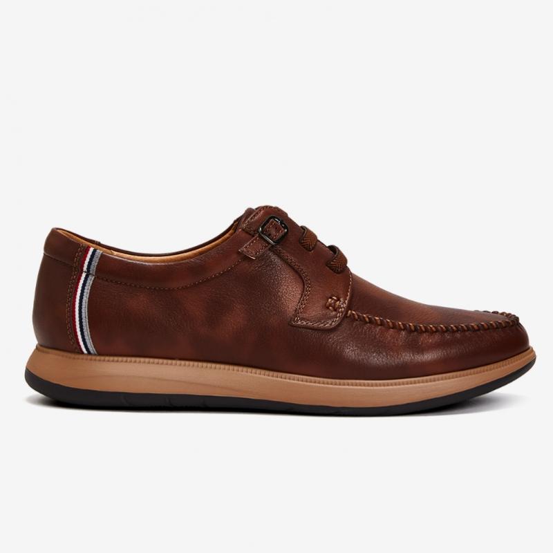 Young Age Male Casual Band Shoes Brown