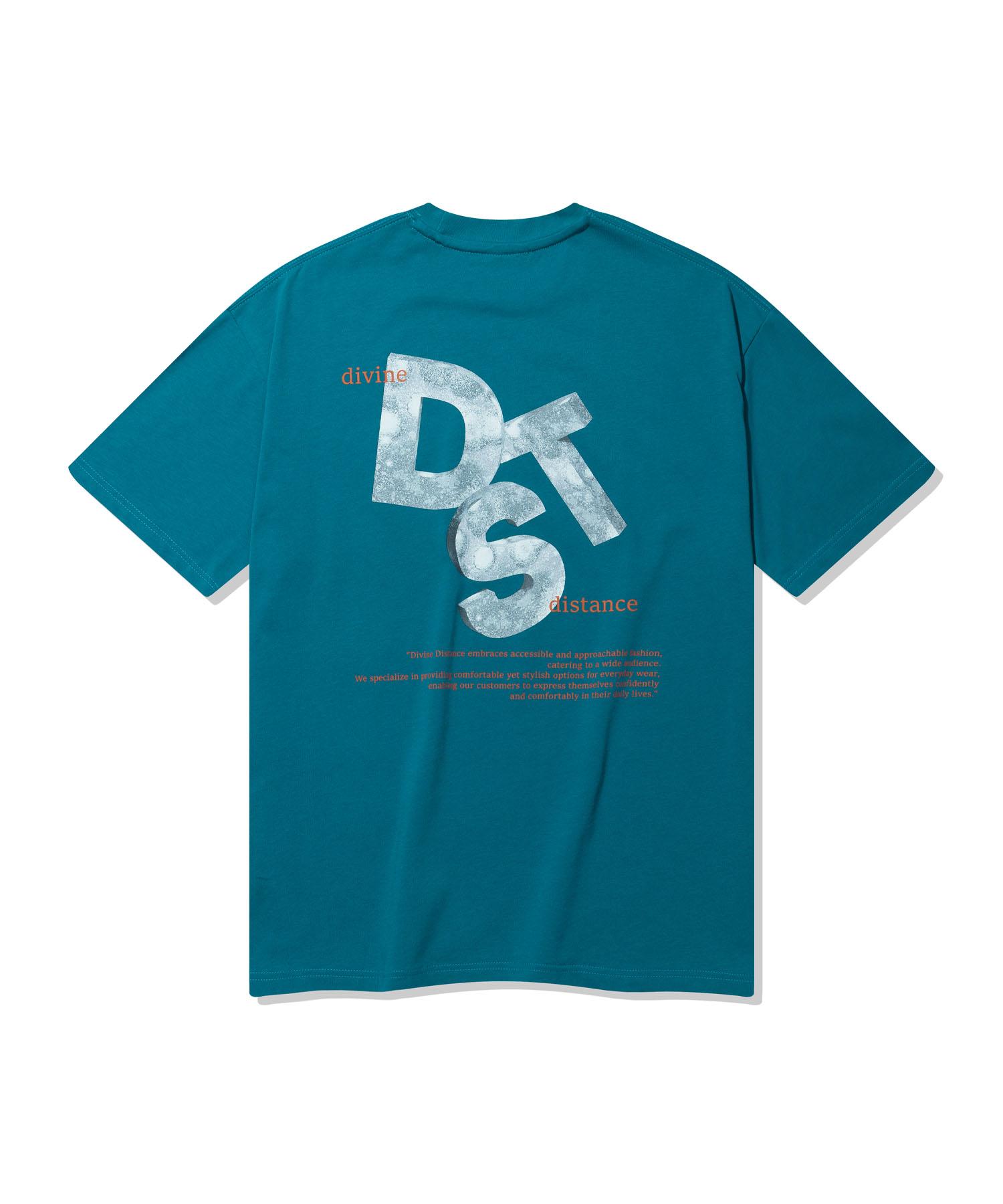 Divine Distance Backstone Lettering T-Shirt [Forest Green] Xl