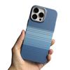 Compatible iPhone 17 Pro Max Sunset Moonrise Kevlar Magnetic Case, Full Coverage Anti-Fall Design.
