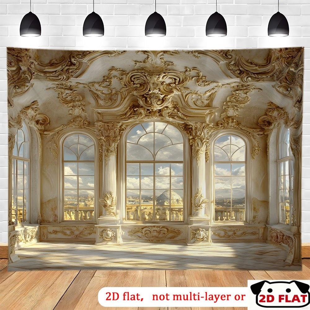 High-end Palace Style Crystal Chandelier Background Suitable for Sofa Bedside Background Photo Studio Photography Birthday Party
