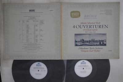 LP Record JOHANN SEBASTIAN BACH - MUNCHENER B - 4 Ouvertueren (Orchestersuiten) Bwv 1981723 ARCHIV PRODUKTI Germany Classical Used