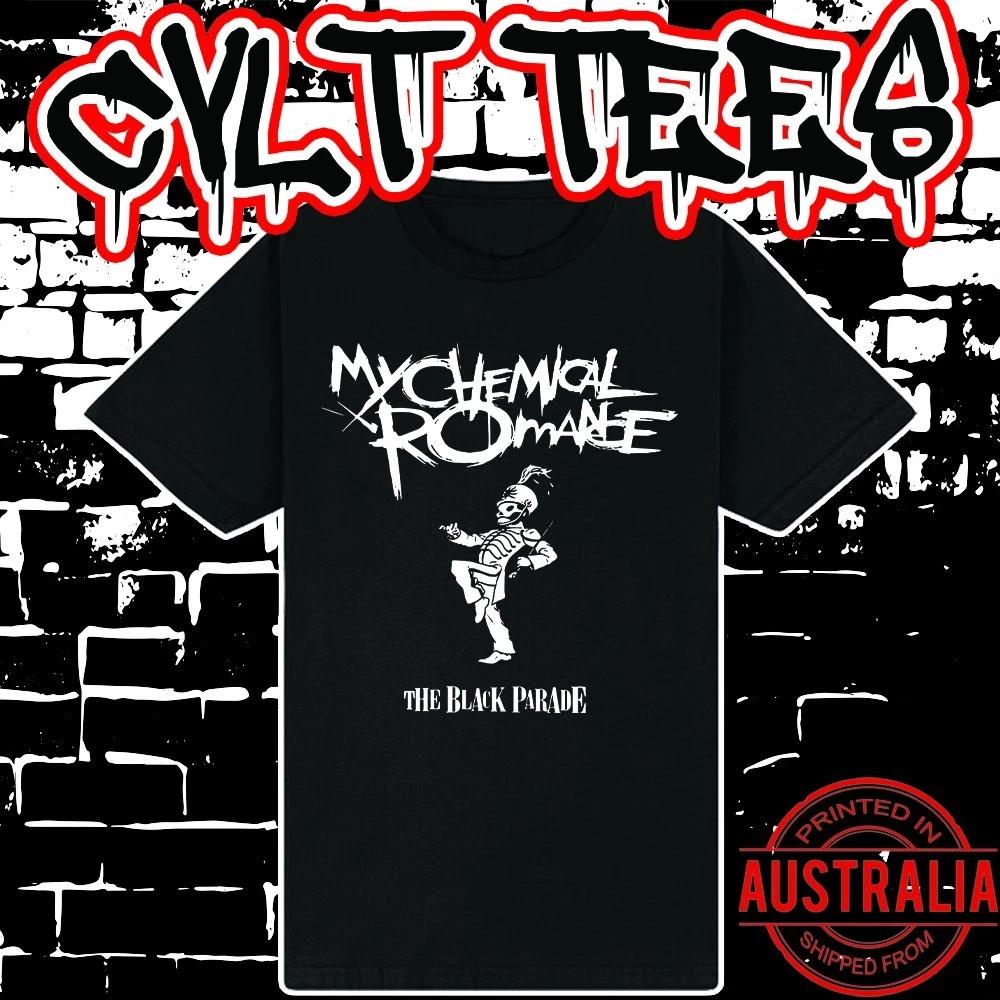 Men s and Women s T-shirts My Chemical Romance Black Parade Band Shirt ~ Premium Black Gildan Cotton Tee XXL