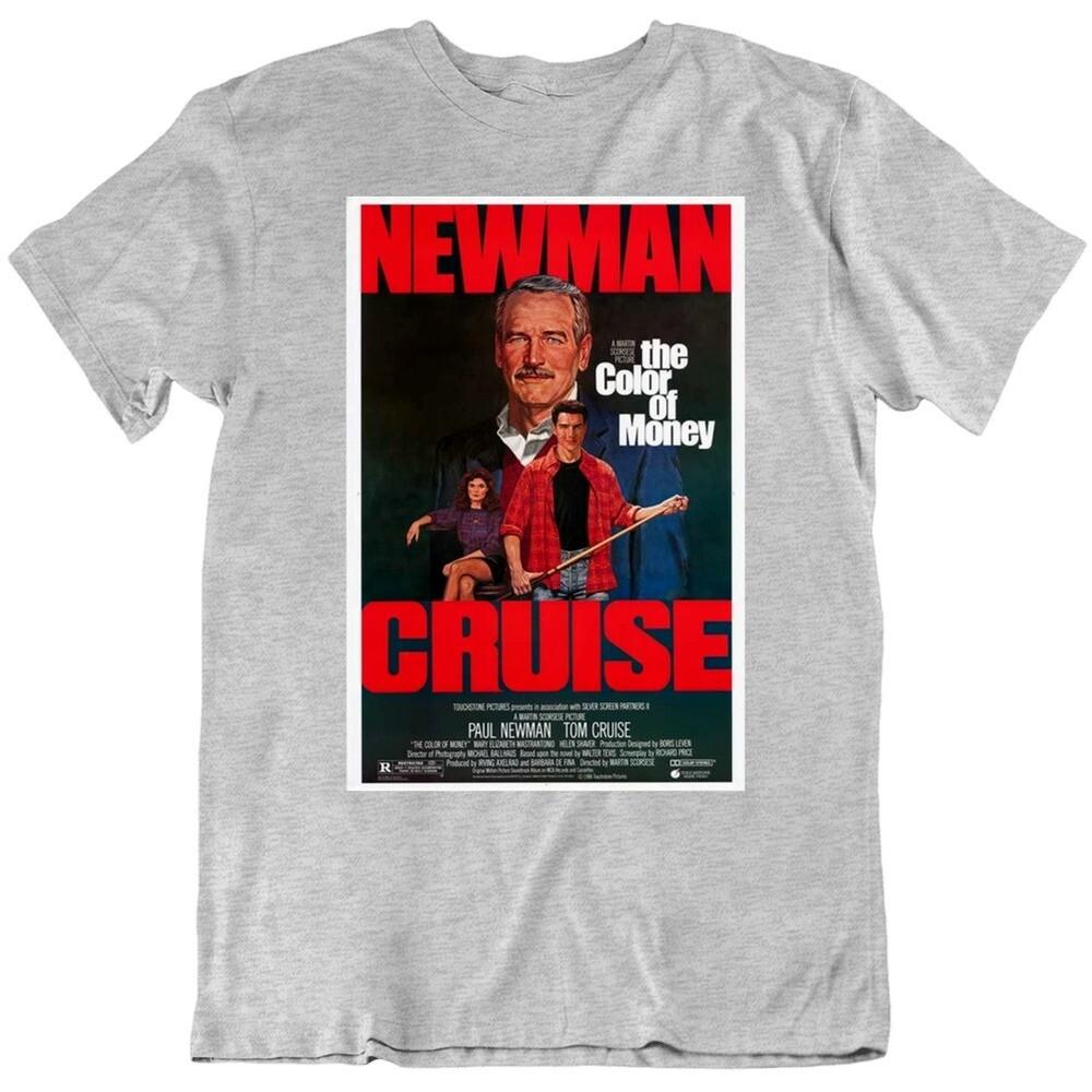 80 s Movie The Color Of Money Retro Movie Poster T Shirt Unisex T-Shirt XL