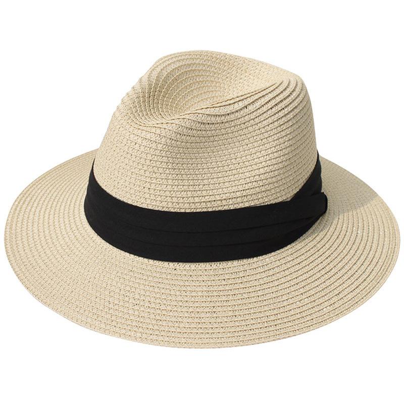 High Quality Panama Straw Hat, Liu Yifei Hat, Sun Protection and UV Protection Straw Hat Women's Fashion Beach Tide