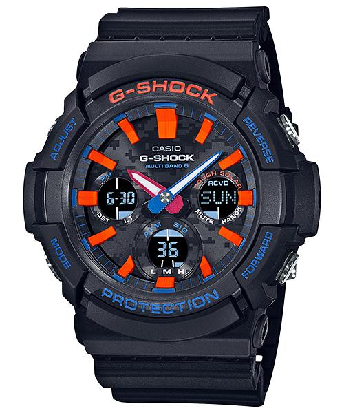 Casio Men s Resin 200M Water Resistant Analog Shock Resistant Quartz Watch GAW-100CT-1A