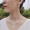 New Style Jewelry - Metal Necklace and Earrings - Wedding Bride Set Combination