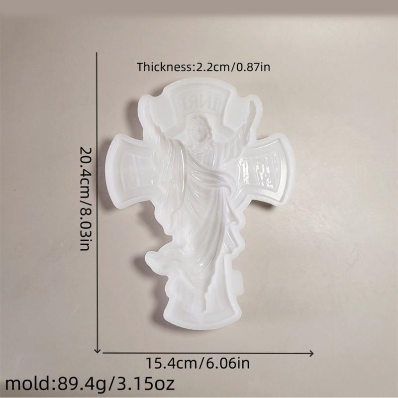 Solidny silikonowy form 3D na Boże Narodzenie do materiałów do wyrobu świec i ozdoby do rękodzieła mydlanego, odporny na ciepło i spożywczy