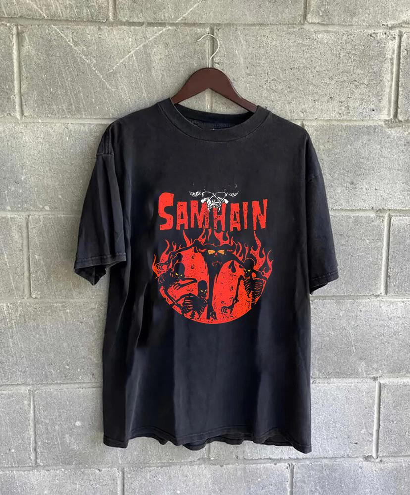 Samhain Band November Coming Fire Cotton Black S to 5XL Shirt CK027 Unisex T-Shirt XXXL