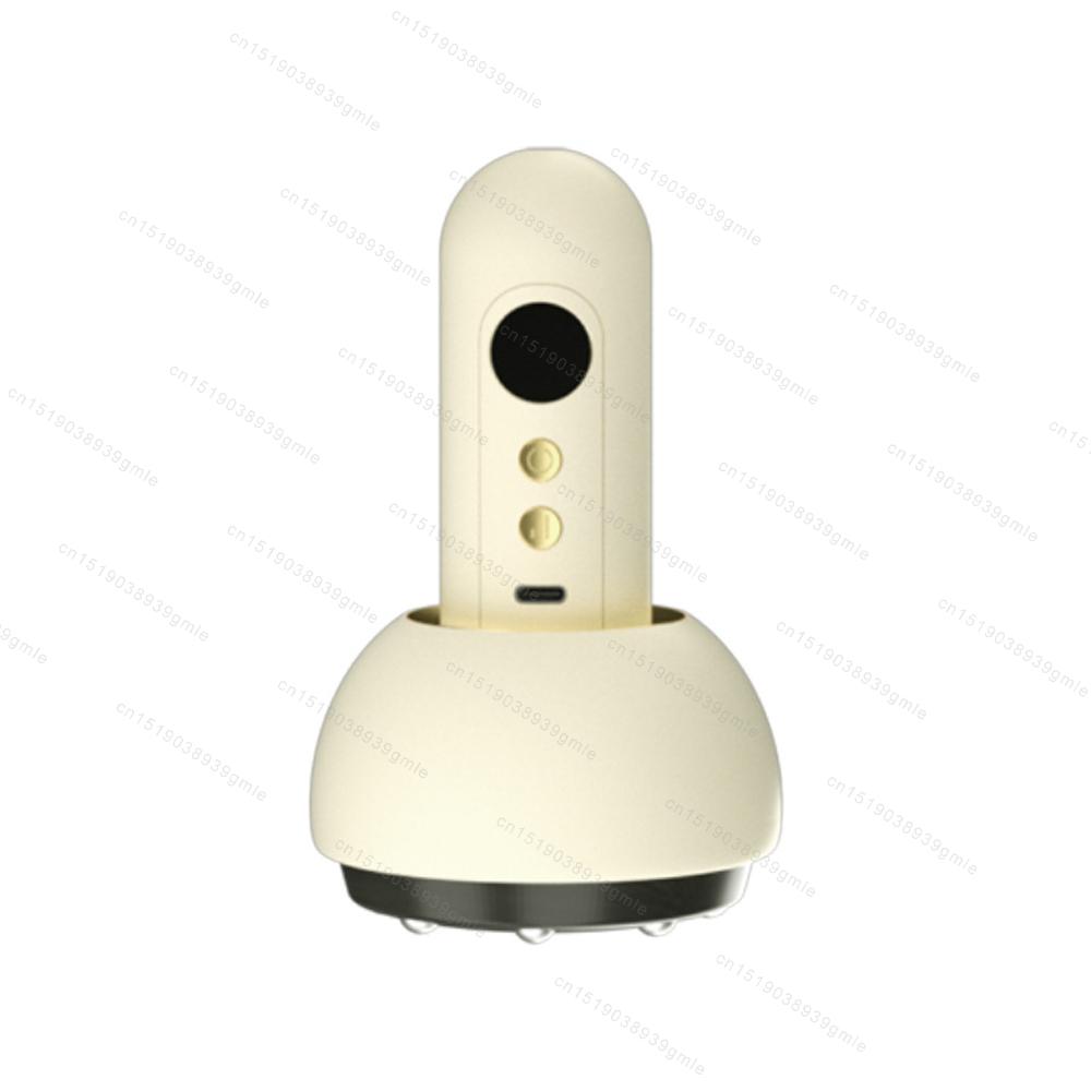 

Rechargeable Hot Compress Abdominal Massager Negative Pressure Hot Compress Meridian Scraping Cupping Portable Arm and Leg Massa белый