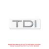 Car Stickers 3D Metal Letters TDI Emblem Logo Badges Accessories For Volkswagen VW Golf TDI Caddy K79 Scirocco Beetle CC Touareg MK4