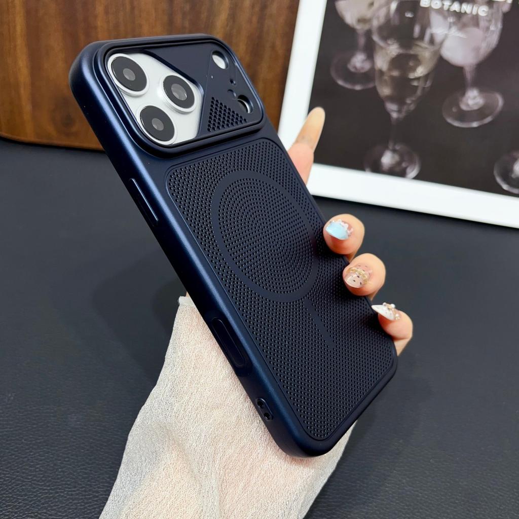 Applicable to iPhone11promax mobile phone case Apple 11promax breathable heat dissipation 11pro advanced sense case