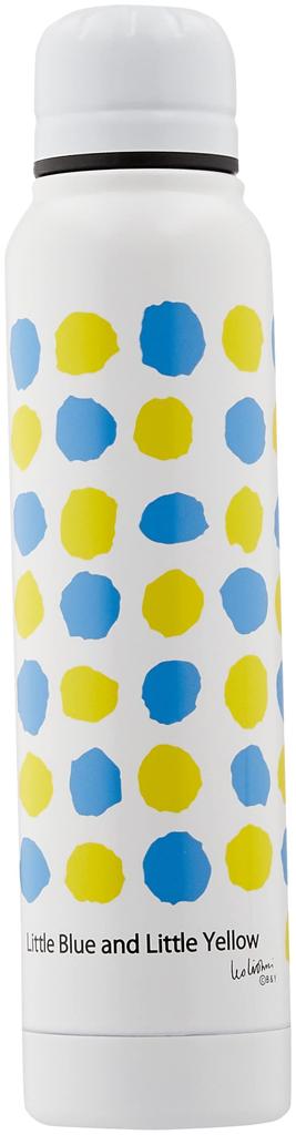 Leo Lionni Stainless Steel Water Bottle, 300ml, Blue and Yellow Design, 278444