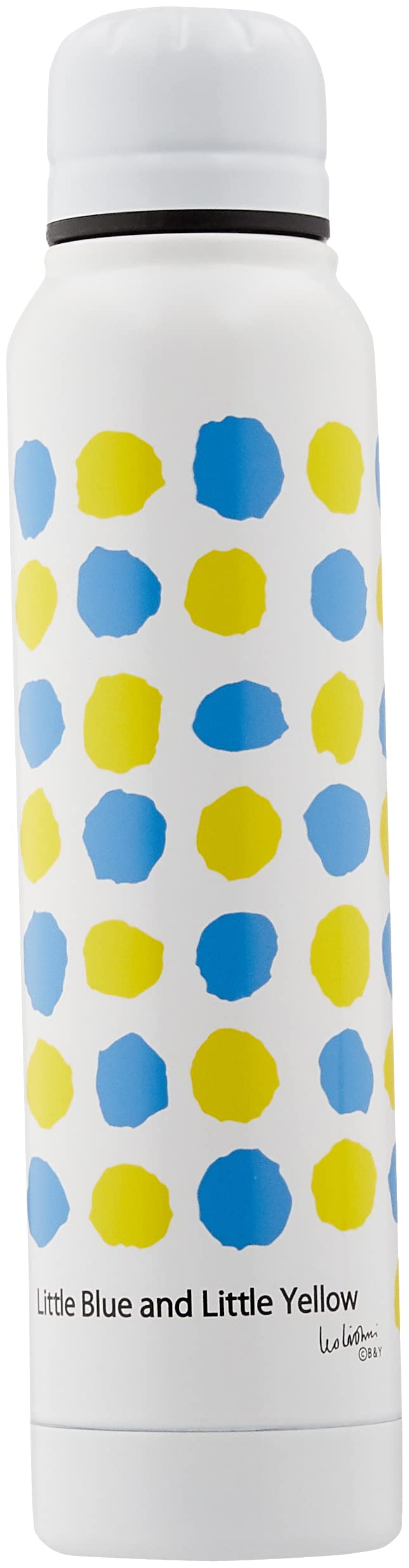 

Leo Lionni Stainless Steel Water Bottle, 300ml, Blue and Yellow Design, 278444