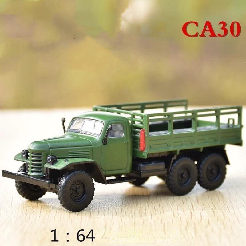 

1:64 армейский военный грузовик Jiefang CA30 6x6, модель автомобиля, металлический автомобиль NIP