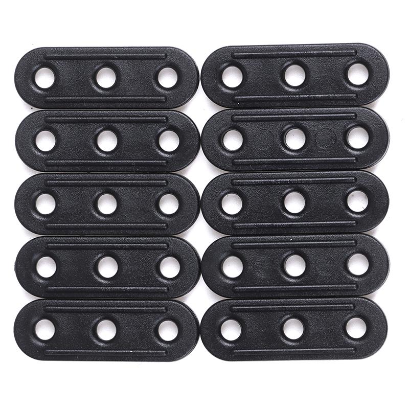 10 Camping Tarpaulin Stan Kabeláž Ohnutý běhoun Stan Clip Lock Lanový Napínač