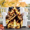 1pc Agatsuma Zenitsu (5) Theme Blanket - Digital Print, Polyester, Cozy for All Seasons, Perfect for Outdoor, and Travel