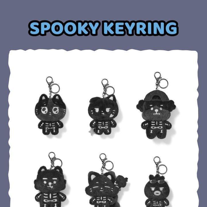 [Ready Stock] Enhypen — Enchin Plush Spooky Keyring