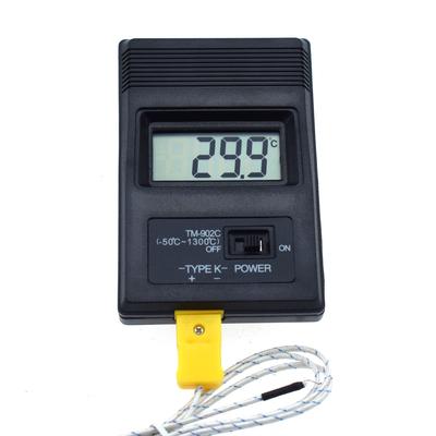 TM902C K-type Digital Thermometer Tester Temperature Meter TP01 Thermocouple Needle Probe -50C To 1300C