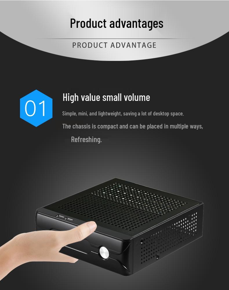 XingKaiTian M05 Mini ITX HTPC/Průmyslový řídicí case