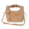 Fashionable Plush Messenger Bag Imitation Fur Women's Bag Autumn and Winter Retro Handbag Lady Plush Handbag Party 2024