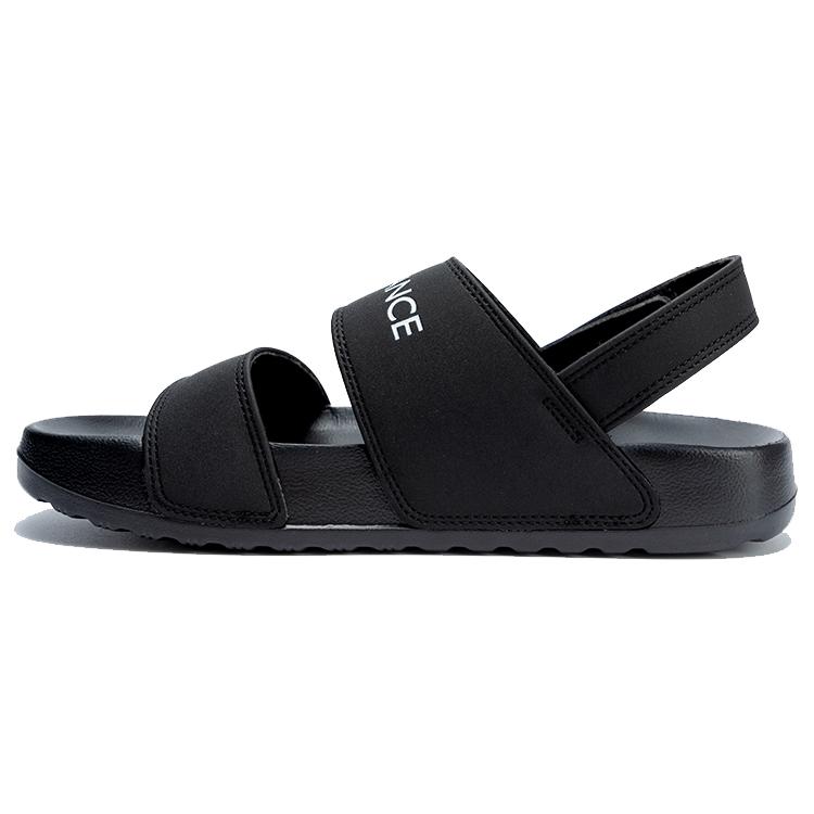 New Balance N Clay Casual Unisex Black Sandals (Unisex) One-Strap Sandals SD3601BKW