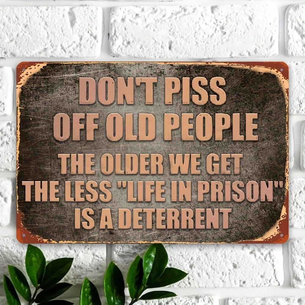Vintage Metal Sign Retro Wall Art Home Decor 20x30cm