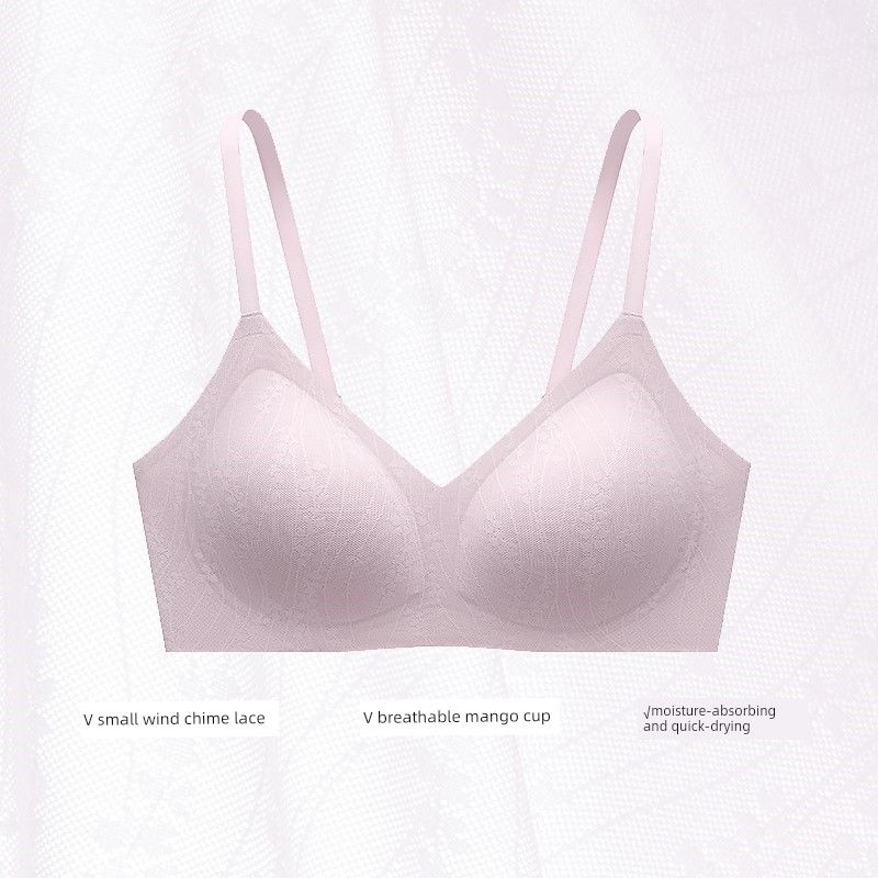 

Maniform [Mango Cup 2Nd Generation] Wireless Vest Comfortable Seamless Breathable Bra Women s Quick-Dry Underwear Bra 165 (80A/B/C) Suitable for Wearing 090 Purple