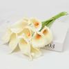 5/10Pcs Real Touch Calla Lily Artificial Flowers White Wedding Bouquet Bridal Shower Party Home Flower Decoration Fake Flower