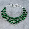 Chrome Diopside Gemstone Handmade 925 Sterling Silver Jewelry Necklace 18" M-313