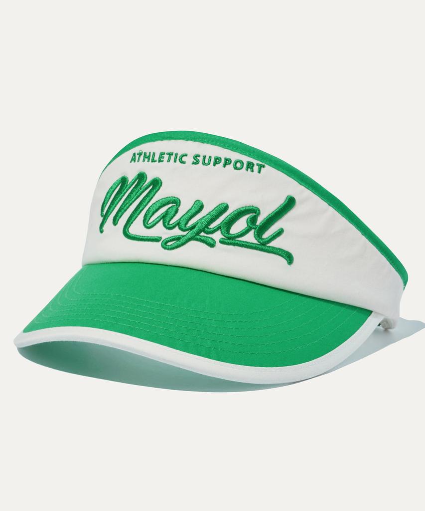 MAYOL Color Block Lettering Sun Cap_Green