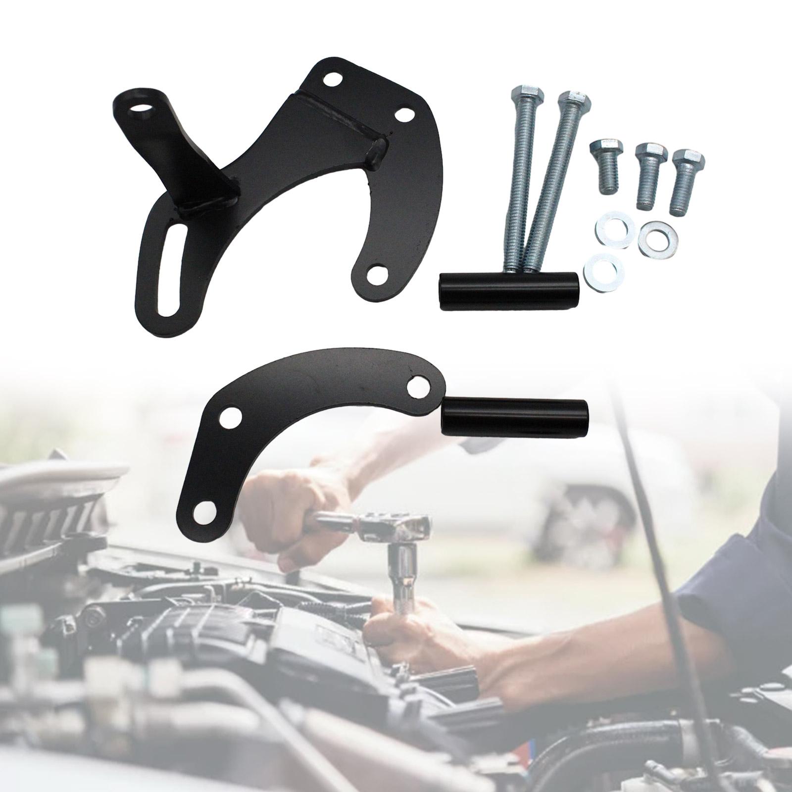 

Professional Power Steering Pump Mounting Bracket Simple Assembly Metal Quick Fixing Heavy Duty Suitable for 327 350