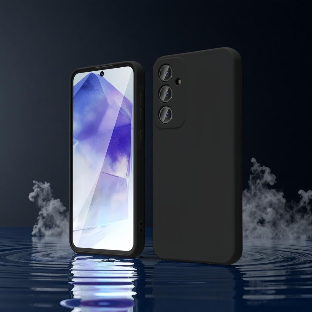 Fashion Solid Colour Shockproof Protective Liquid Silicone Phone Case For Samsung Galaxy A55/A35/A25/A15/A05S/A05