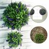 20/25/30cm Simulation Plant Fake Plant Artificial Lavender Topiary Ball Flower Hanging Basket Home Courtyard Garden Decor